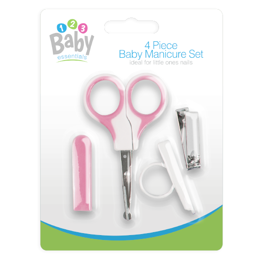 Baby scissors set top