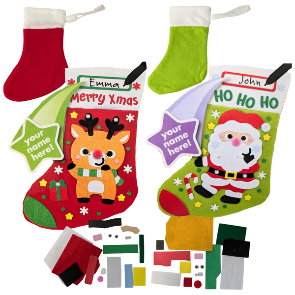 Felt Stocking Craft Kits (Set of 2)