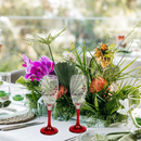 Champagne Glasses with Hearts & Love Design – Set of 2