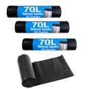 Refuse Sacks - 70 Litre Black Bin Bags
