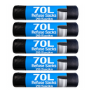 Refuse Sacks - 70 Litre Black Bin Bags