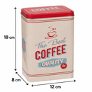 Tea Coffee Sugar Tins Retro