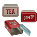 Tea Coffee Sugar Tins Retro