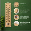 Wooden Wall Thermometer