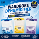 3 Scented Wardrobe Dehumidifier Bags