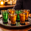 Shot Glasses Beer Bottles
