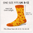 Cheese Socks  8–12 UK