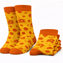 Cheese Socks  8–12 UK