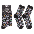 Vinyl Record Socks 8–12 UK