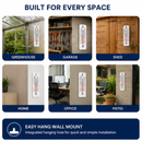 Wall Thermometer 2 Pack