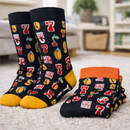 Slot Machine Socks 8-12 UK