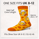 Beer Socks 8-12 UK