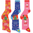 Ladies Christmas Socks Pack Of 3