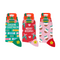 Ladies Christmas Socks Pack Of 3