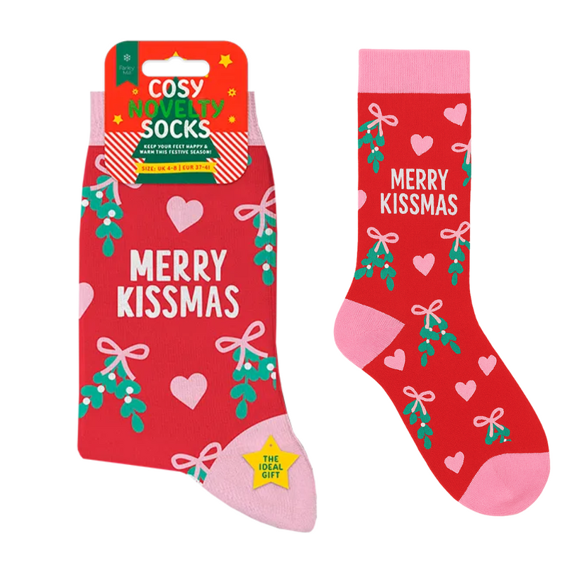 Ladies Christmas Socks Pack Of 3