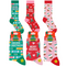 Ladies Christmas Socks Pack Of 3