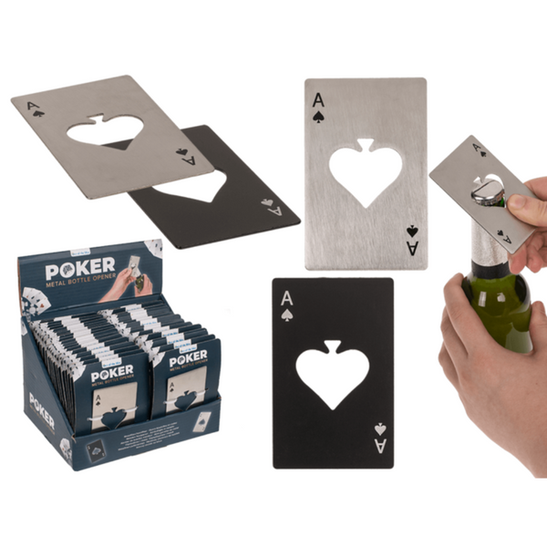 Ace of Spades Card Bottle Opener