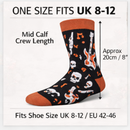 Rock N Roll Socks 8-12 UK