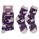 Unicorn Socks 3.5-8 UK