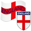 England Car Magnets Set of 2, St George Flag Magnetic Car Stickers for Cars, Vans, Fridges & Lockers