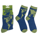 World Map Socks 3.5-8 UK