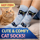 Cat Socks 3.5-8 UK