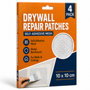 Plasterboard Wall Repair Patch 4 Pack 10x10cm