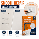 Plasterboard Wall Repair Patch 4 Pack 10x10cm