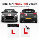 Magnetic L Plates 2 Pack Fully Magnetic Learner Driver Car Signs 18x18cm
