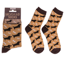 Dachshund Socks 3.5-8 UK