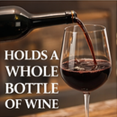 Large Wine Glass Holds Full Bottle 740ml