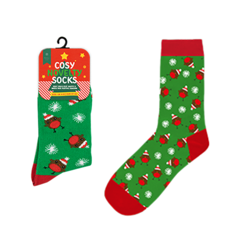 Ladies Christmas Socks Pack Of 3