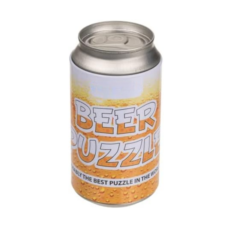 Novelty Beer Jigsaw Puzzle In A Can