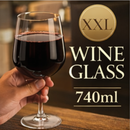 Large Wine Glass Holds Full Bottle 740ml
