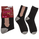 Men's Black Penis Socks