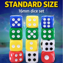 Coloured Dice 6 Sided
