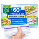 Press and Seal Food Bags