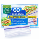 Press and Seal Food Bags