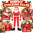 Stretch Santa Toy - Kids Christmas Stocking Filler & Festive Fidget Toy