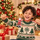 Stretch Santa Toy - Kids Christmas Stocking Filler & Festive Fidget Toy