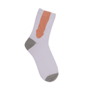 Men's White Penis Socks