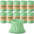 Mini Compostable Food Waste Bags – Small Kitchen Bin Liners 30 x 34cm