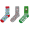 Ladies Christmas Socks Pack of 3