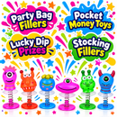 Springy Monster Toys – 12, 24 or 72 Pack