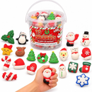 25 Christmas Squishy Toys – Mini Festive Fidget Toys & Stocking Fillers