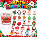 25 Christmas Squishy Toys – Mini Festive Fidget Toys & Stocking Fillers