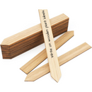 24 Wooden Plant Labels