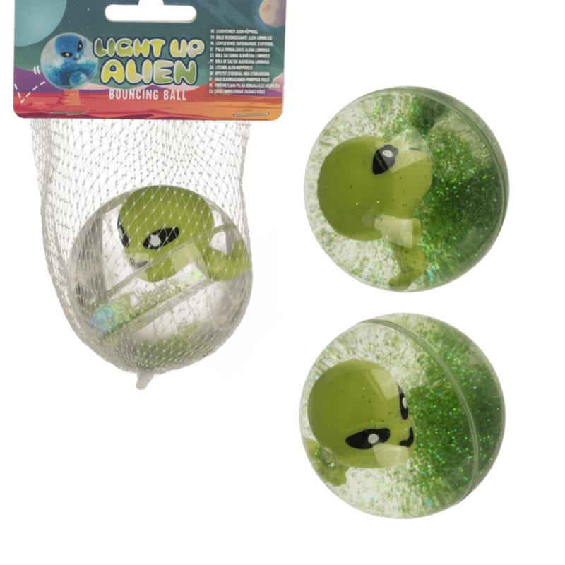 Light up Alien Bouncing Balls