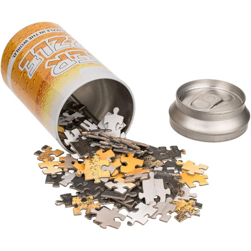 Novelty Beer Jigsaw Puzzle In A Can