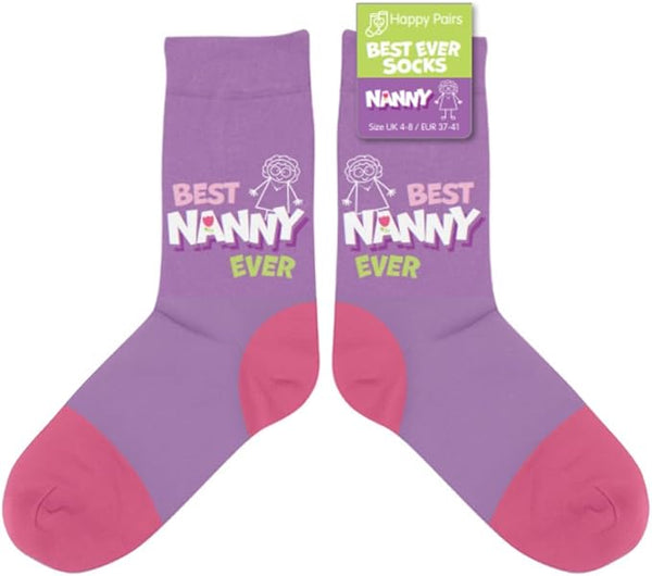 Best Nanny Ever Socks